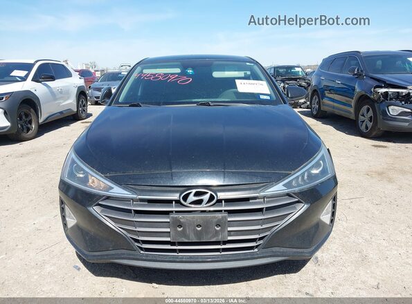 KMHD74LF1LU957332 2020 HYUNDAI ELANTRA Черный Вид щитка приборов