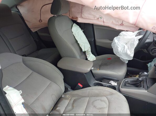 KMHD74LF2HU078932 2017 HYUNDAI ELANTRA Black Widok wnętrza z przodu
