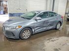 2017 Hyundai Elantra Se Silver vin: KMHD74LF2HU088117