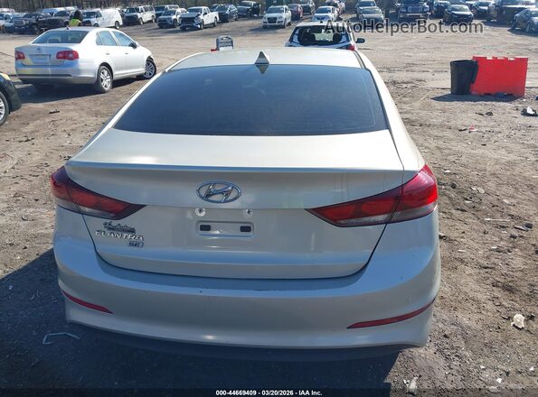 KMHD74LF2HU398493 2017 HYUNDAI ELANTRA Серебряный 