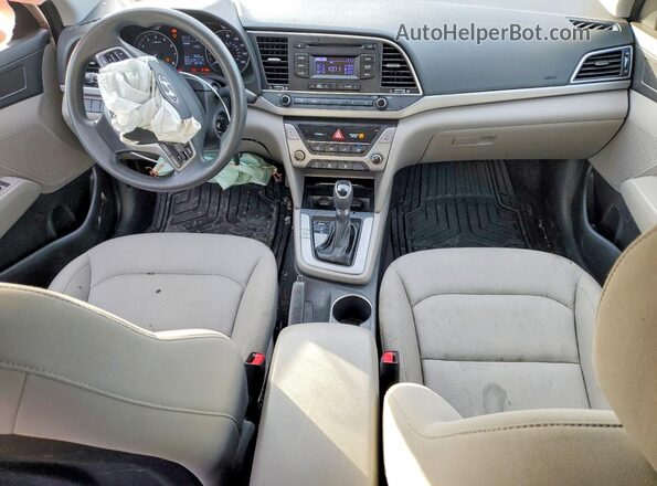 KMHD74LF3JU582038 2018 HYUNDAI ELANTRA Серый Вид панели приборов