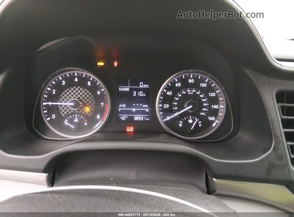 KMHD74LF3KU780782 2019 HYUNDAI ELANTRA Серый Вид задних сидений