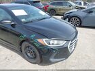 2017 Hyundai Elantra Se Черный vin: KMHD74LF5HU329894