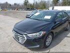 2017 Hyundai Elantra Se Черный vin: KMHD74LF5HU329894