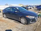2017 Hyundai Elantra Se Черный vin: KMHD74LF9HU082573