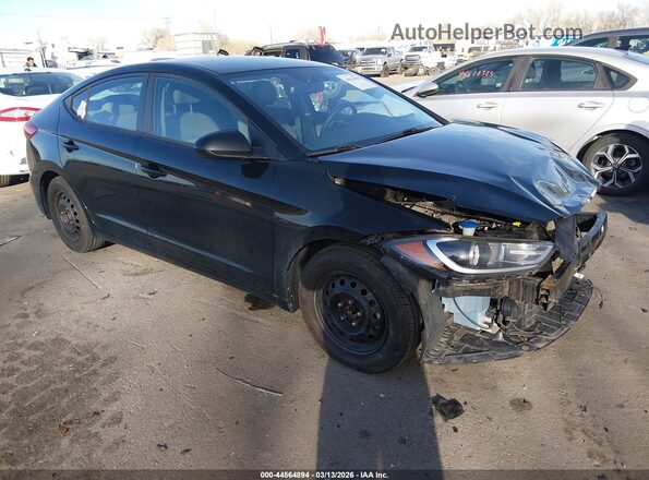 KMHD84LF0HU147016 2017 HYUNDAI ELANTRA Black Delantero derecho
