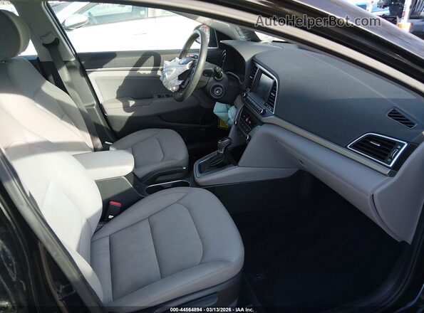 KMHD84LF0HU147016 2017 HYUNDAI ELANTRA Black Vista interior delantera