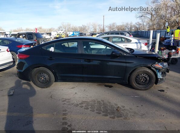 KMHD84LF0HU147016 2017 HYUNDAI ELANTRA Black Vista interior trasera