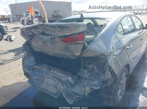 KMHD84LF0HU406247 2017 HYUNDAI ELANTRA Серый Вид спереди