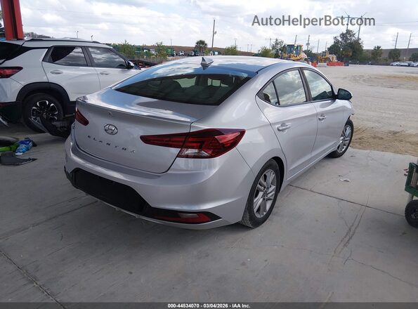 KMHD84LF0KU841714 2019 HYUNDAI ELANTRA Серый Задняя правая четверть