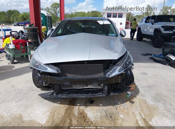 KMHD84LF0KU841714 2019 HYUNDAI ELANTRA Серый Вид задней части салона