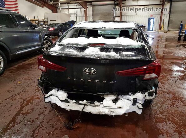 KMHD84LF0KU874664 2019 HYUNDAI ELANTRA Черный Вид сзади