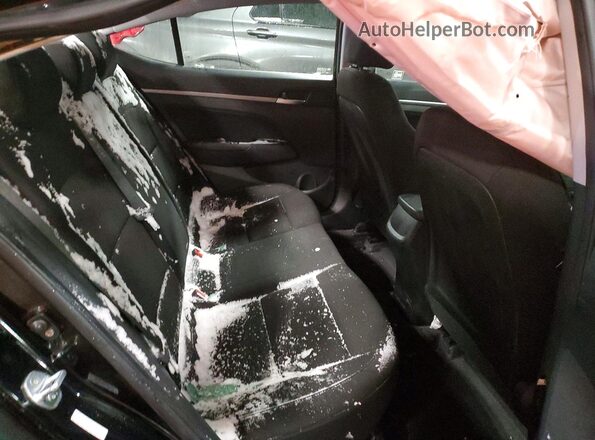 KMHD84LF0KU874664 2019 HYUNDAI ELANTRA Черный Вид задних сидений