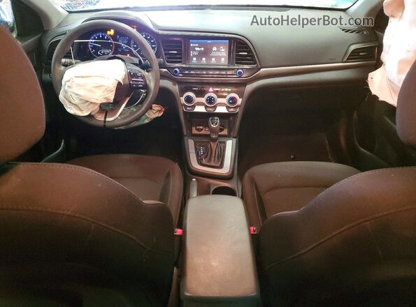 KMHD84LF0KU874664 2019 HYUNDAI ELANTRA Черный Вид панели приборов