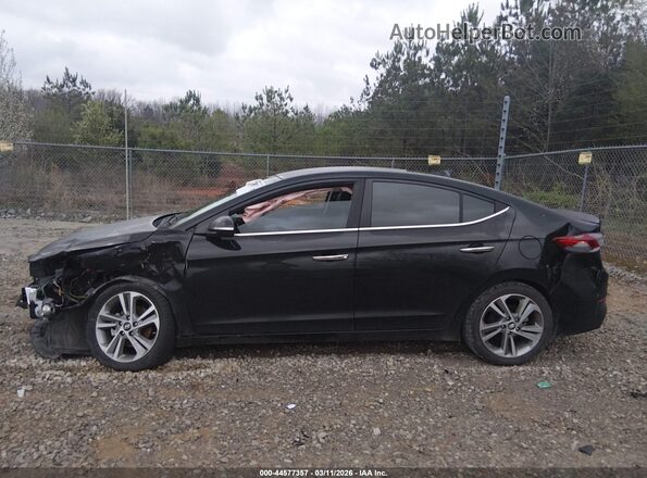 KMHD84LF1HU335933 2017 HYUNDAI ELANTRA Черный 