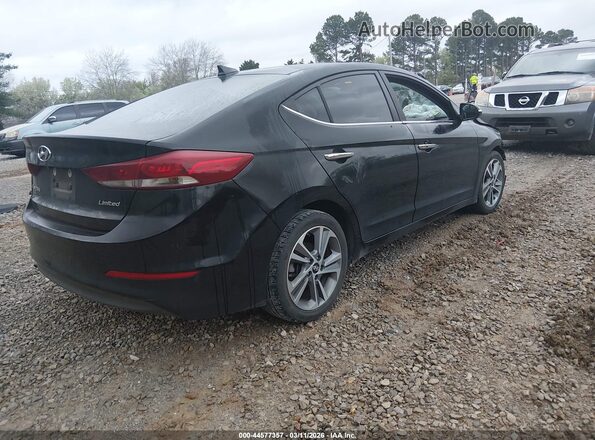 KMHD84LF1HU335933 2017 HYUNDAI ELANTRA Черный Задняя правая четверть