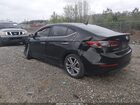 2017 Hyundai Elantra Limited Черный vin: KMHD84LF1HU335933