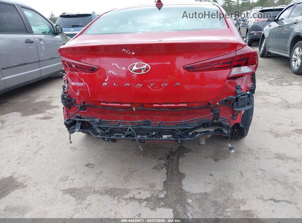 KMHD84LF1LU994801 2020 HYUNDAI ELANTRA Red Widok z przodu