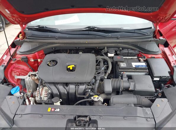 KMHD84LF1LU994801 2020 HYUNDAI ELANTRA Red Widok z tyłu