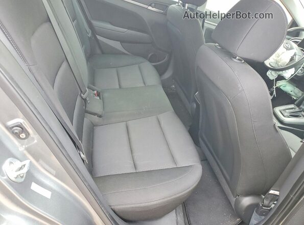 KMHD84LF2JU524189 2018 HYUNDAI ELANTRA Серый Вид задних сидений
