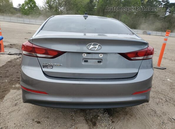 KMHD84LF2JU524189 2018 HYUNDAI ELANTRA Серый Вид сзади