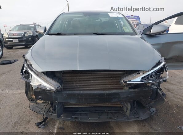 KMHD84LF2KU741291 2019 HYUNDAI ELANTRA Gray Instrument cluster view