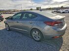 2019 Hyundai Elantra Sel Gray vin: KMHD84LF2KU800906
