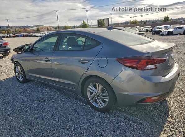 KMHD84LF2KU800906 2019 HYUNDAI ELANTRA Gray Հետևի ձախ