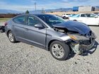 2019 Hyundai Elantra Sel Gray vin: KMHD84LF2KU800906