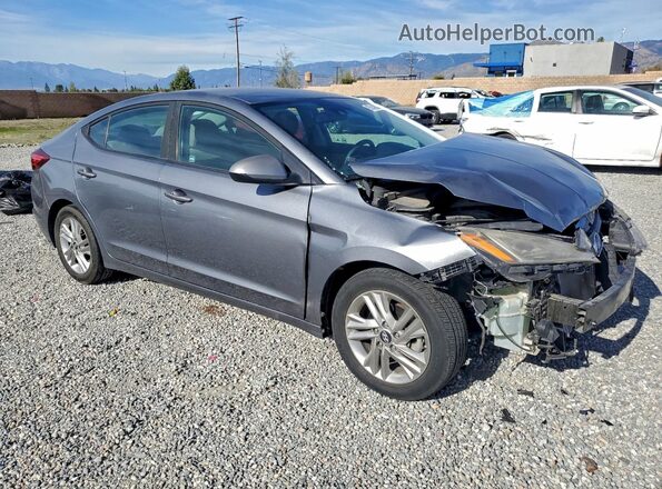 KMHD84LF2KU800906 2019 HYUNDAI ELANTRA Gray Առջևի աջ