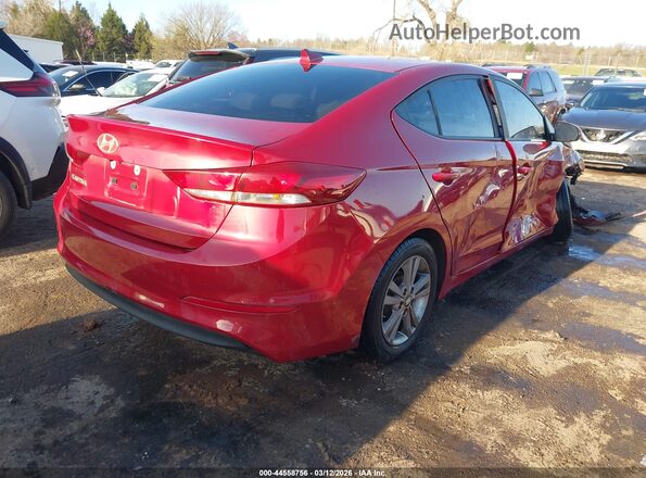KMHD84LF3HU085059 2017 HYUNDAI ELANTRA Red Tył prawy