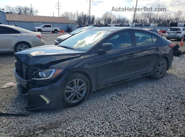 KMHD84LF3HU261270 2017 HYUNDAI ELANTRA Black Przód lewy