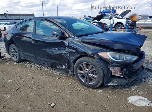 KMHD84LF3HU261270 2017 HYUNDAI ELANTRA Black Przód prawy