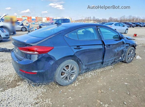 KMHD84LF3HU261270 2017 HYUNDAI ELANTRA Black Tył prawy