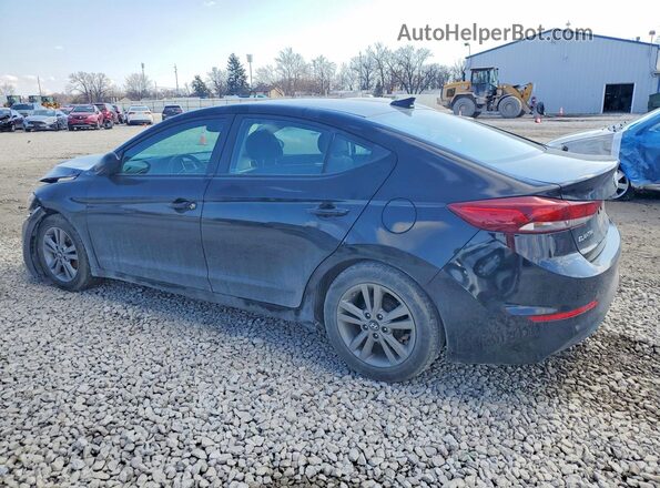 KMHD84LF3HU261270 2017 HYUNDAI ELANTRA Black Tył lewy