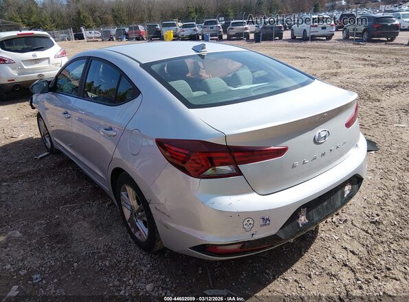 KMHD84LF4KU731104 2019 HYUNDAI ELANTRA Gray Задня ліва чверть
