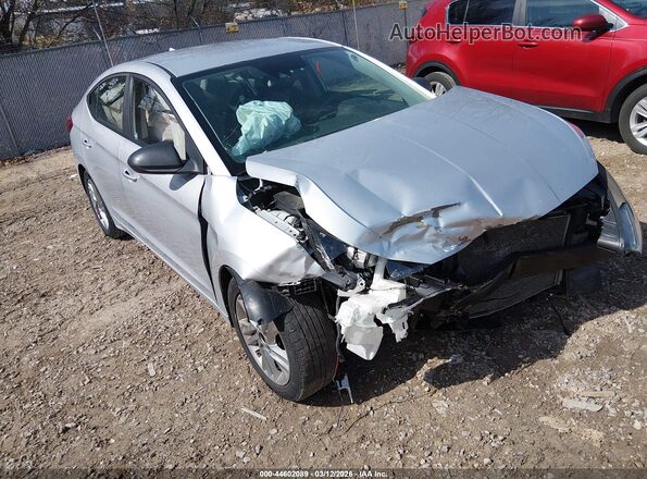 KMHD84LF4KU731104 2019 HYUNDAI ELANTRA Gray Передня права чверть