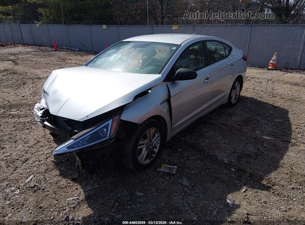 KMHD84LF4KU731104 2019 HYUNDAI ELANTRA Gray Передня ліва чверть