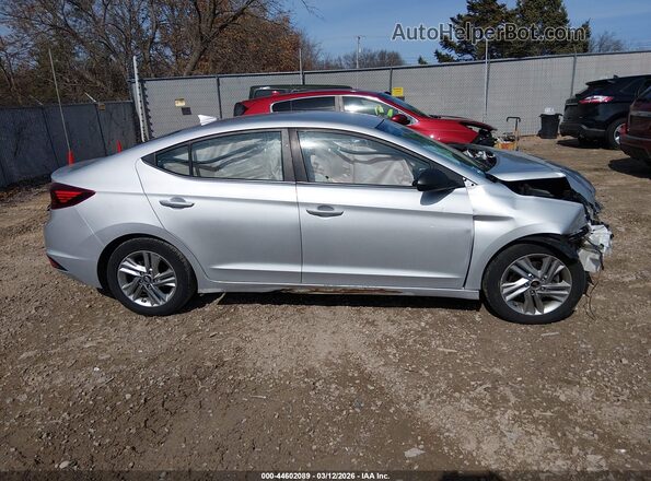 KMHD84LF4KU731104 2019 HYUNDAI ELANTRA Gray Вид задньої частини салону