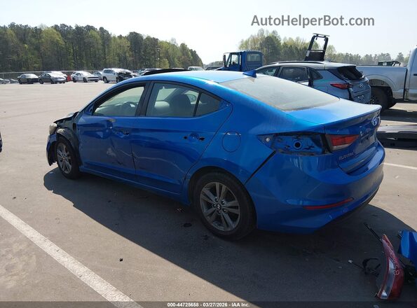 KMHD84LF5HU274604 2017 HYUNDAI ELANTRA Синий Задняя левая четверть