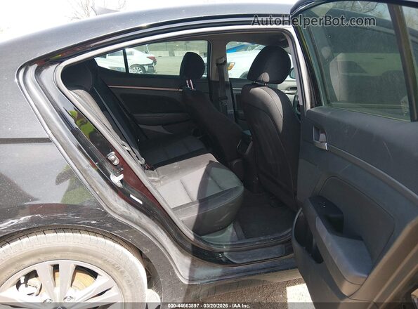 KMHD84LF6JU491004 2018 HYUNDAI ELANTRA Black Widok naklejki z numerem VIN
