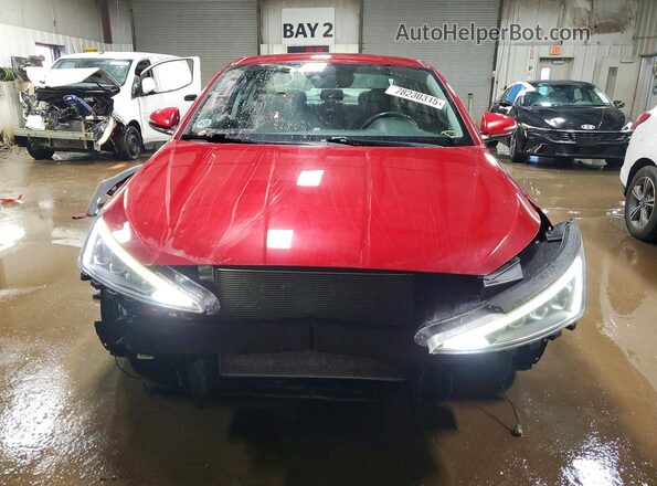 KMHD84LF6KU753637 2019 HYUNDAI ELANTRA Красный Вид спереди