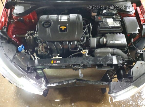 KMHD84LF6KU753637 2019 HYUNDAI ELANTRA Красный Вид задней части салона