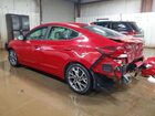 2019 Hyundai Elantra Limited Красный vin: KMHD84LF6KU753637