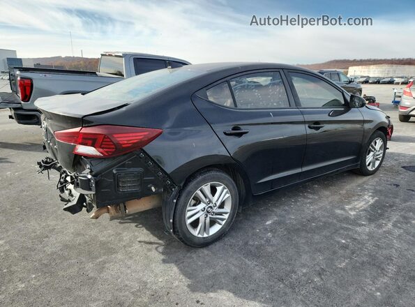 KMHD84LF6KU773306 2019 HYUNDAI ELANTRA Black უკანა მარჯვენა