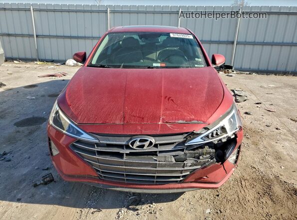 KMHD84LF7LU939253 2020 HYUNDAI ELANTRA Red Widok z przodu