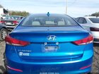 2017 Hyundai Elantra Se Синий vin: KMHD84LF8HU209567