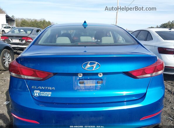 KMHD84LF8HU209567 2017 HYUNDAI ELANTRA Синий Панорамный вид салона 360°