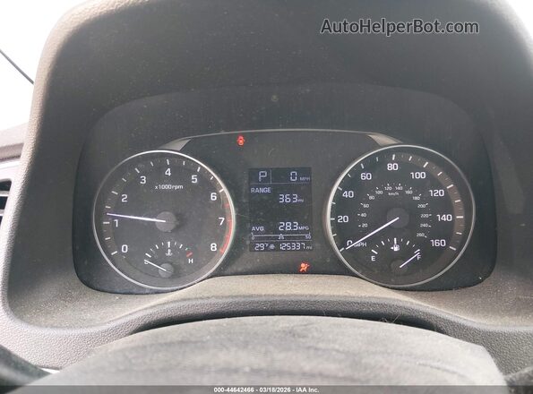 KMHD84LF8HU209567 2017 HYUNDAI ELANTRA Синий Вид спереди