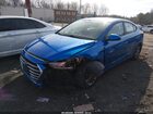 2017 Hyundai Elantra Se Синий vin: KMHD84LF8HU209567